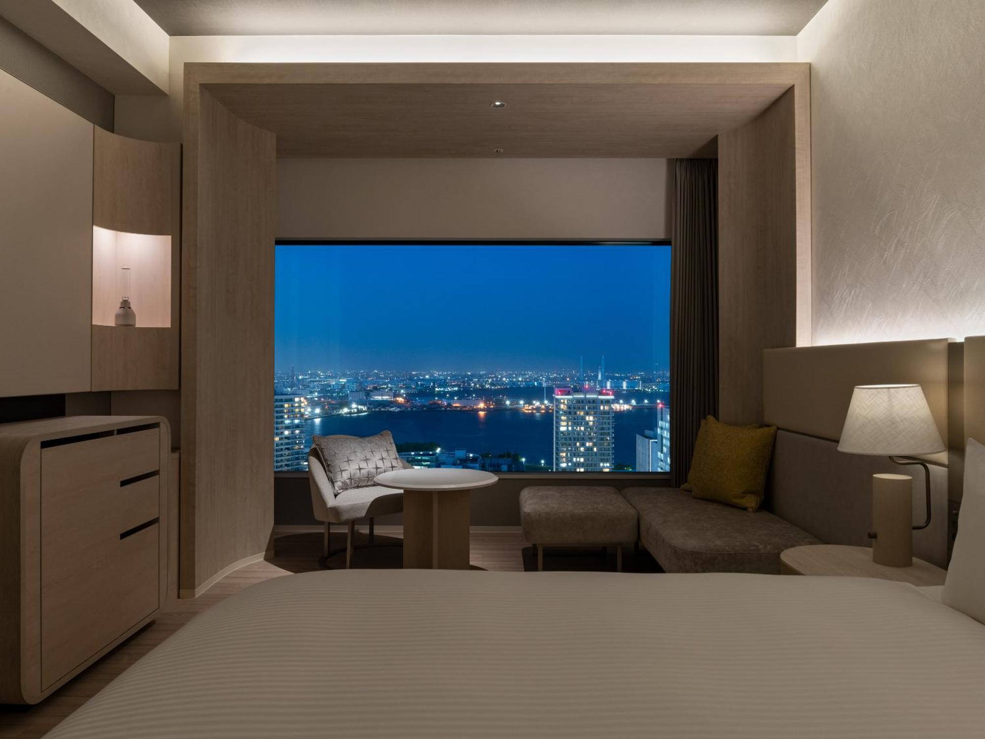 Mitsui Garden Hotel Yokohama Minatomirai Premier المظهر الخارجي الصورة A room at the hotel
